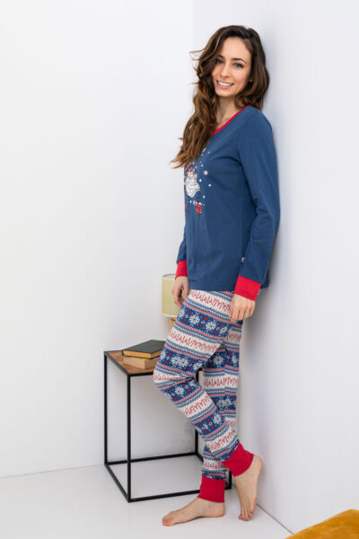 Pijama de Craciun pentru dama (S21-013BL)