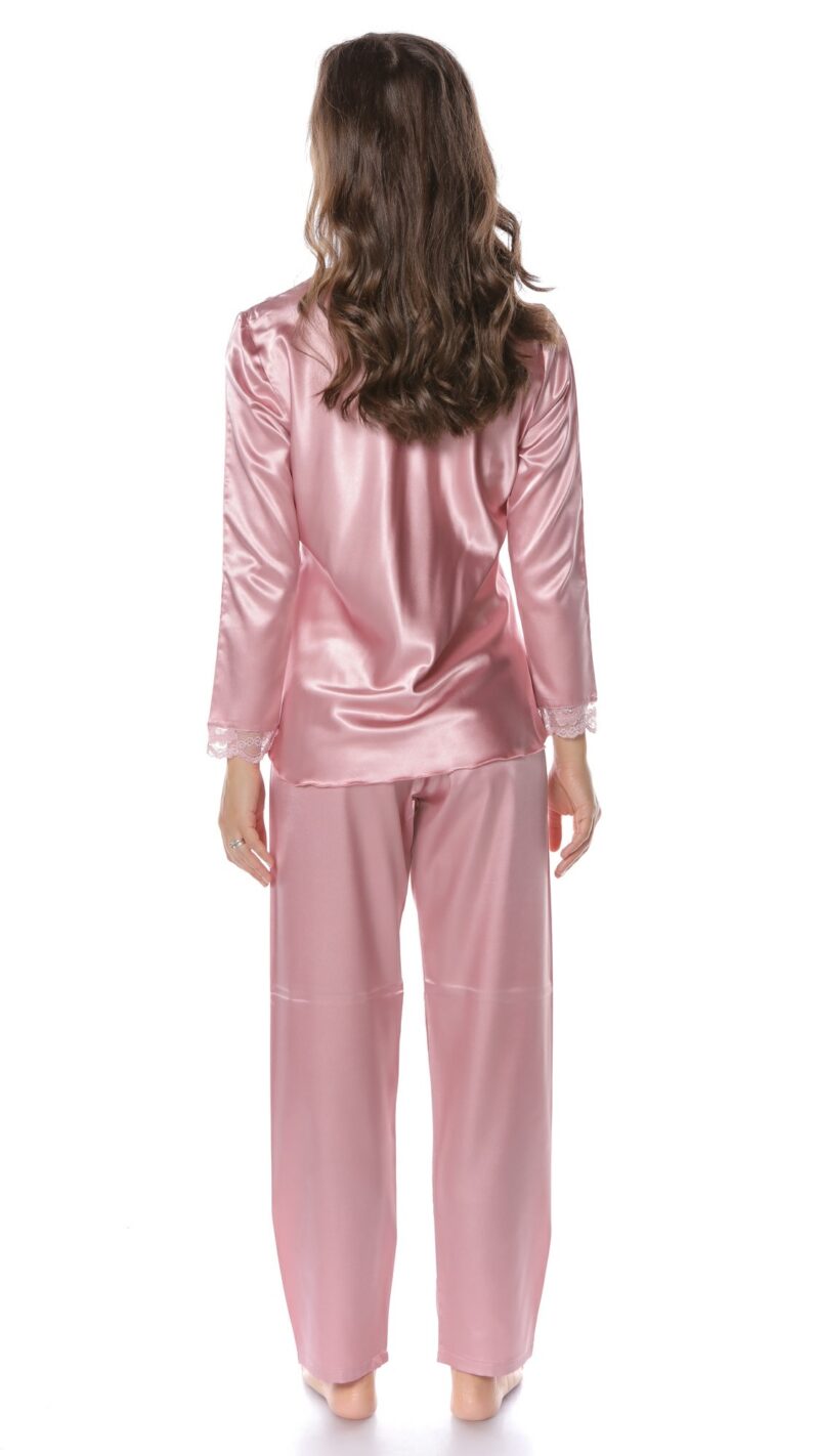 Pijama dama satin roz Bella Lingerie ML14C