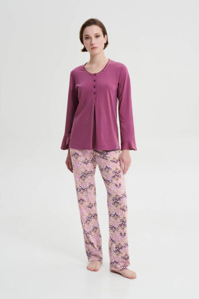 Pijama dama Vamp 19105, violet