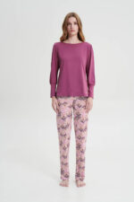 Pijama dama Vamp 19107, violet