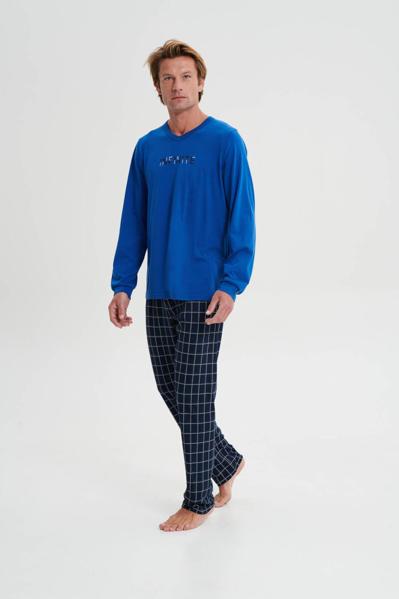 Pijama barbati Vamp 19600, albastru